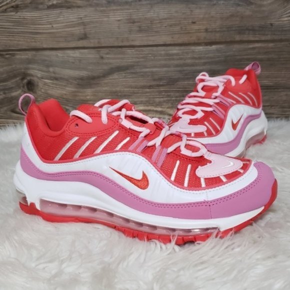 Nike Shoes New Nike Air Max 98 Valentines Day Red Pink Shoes Poshmark